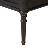 Toulouse Dresser - Distressed Black 16 - FURNITURE - dresser Four Hands