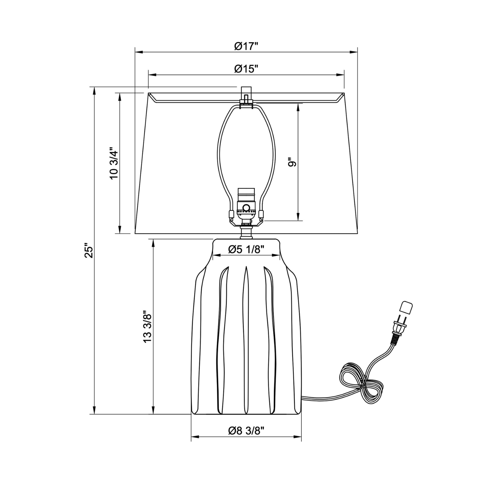 Vernon Table Lamp - Rug & Weave