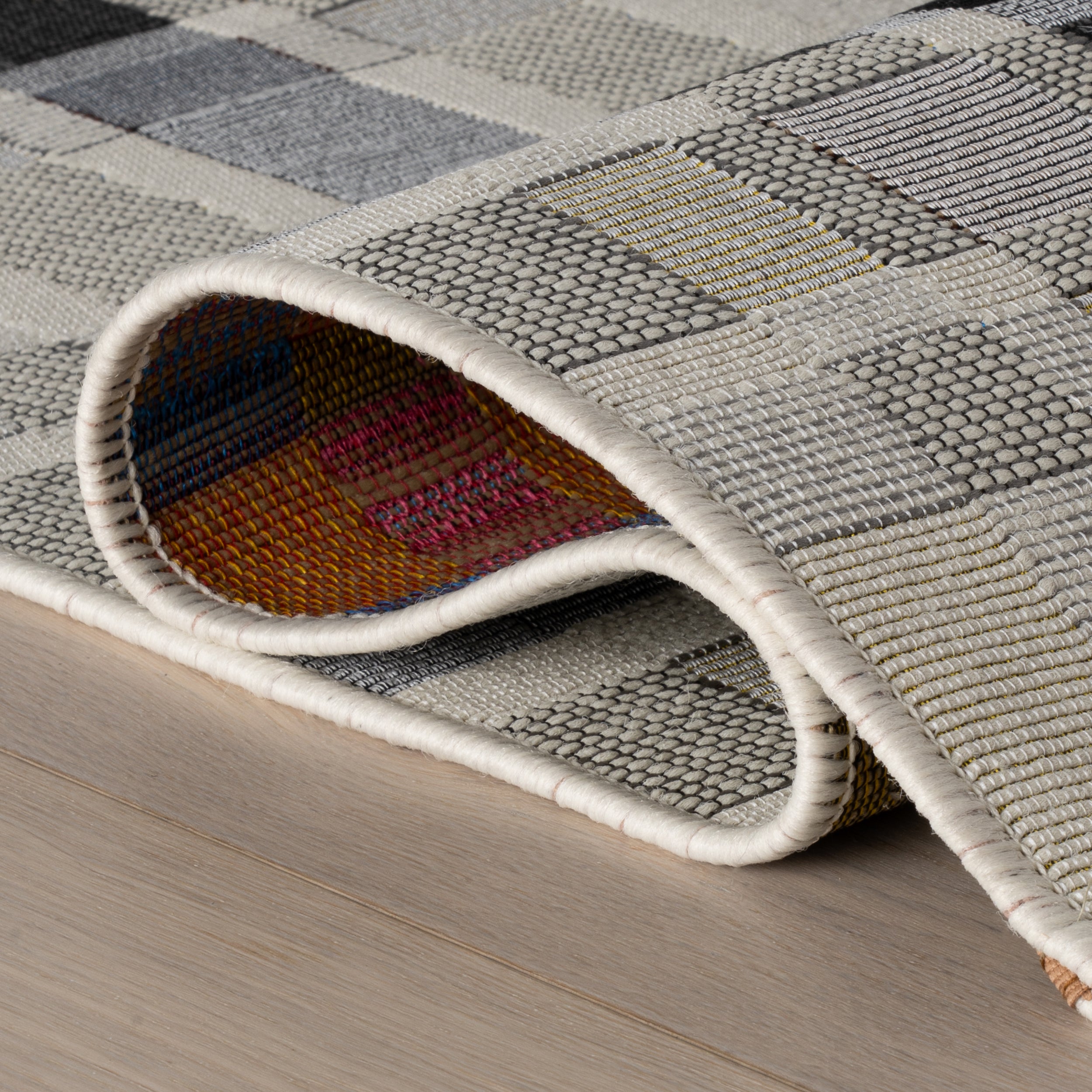 Mesael Modern Plaid Indoor Rug RUGS - synthetic Dash & Albert