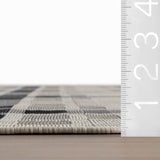 Mesael Modern Plaid Indoor Rug RUGS - synthetic Dash & Albert