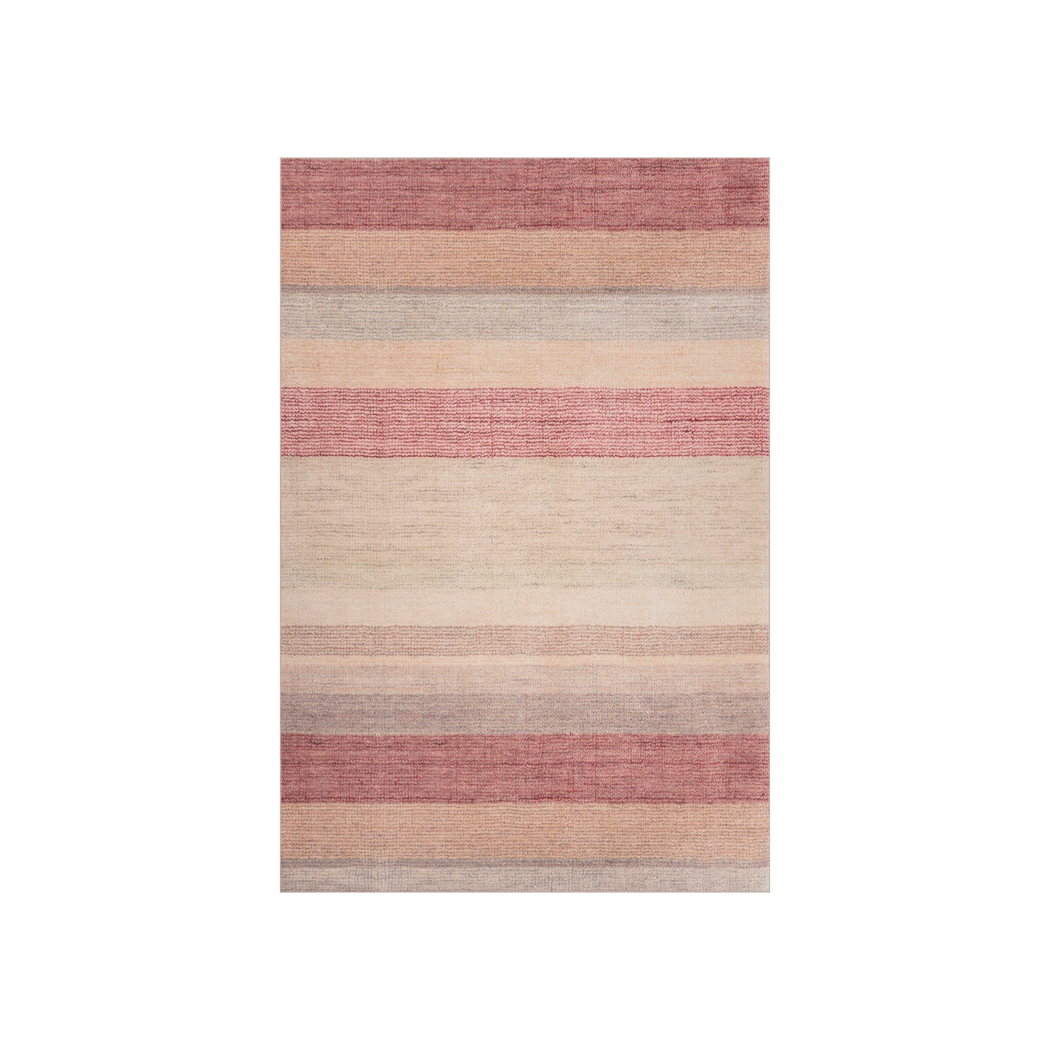 Noa Modern Striped Washable Rug RUGS - washable Dash & Albert Multicolor 2' x 3'