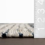 Diora Denim Bohemian Striped Rug RUGS - cotton Dash & Albert