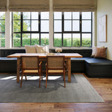 Nate Berkus Hollis Solid Wool Cozy Area Rug RUGS - wool Dash & Albert