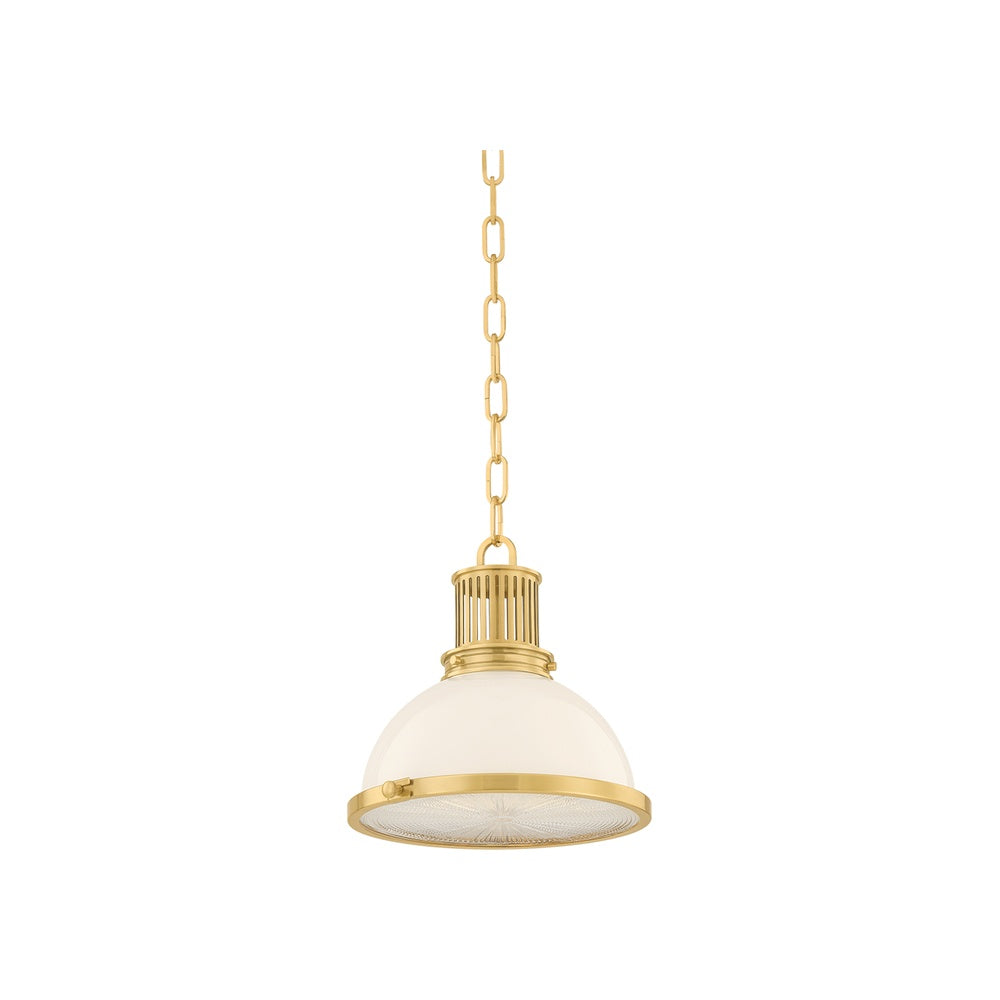 Pinesbridge Pendant LIGHTING - Pendant Hudson Valley Lighting Aged Brass Small