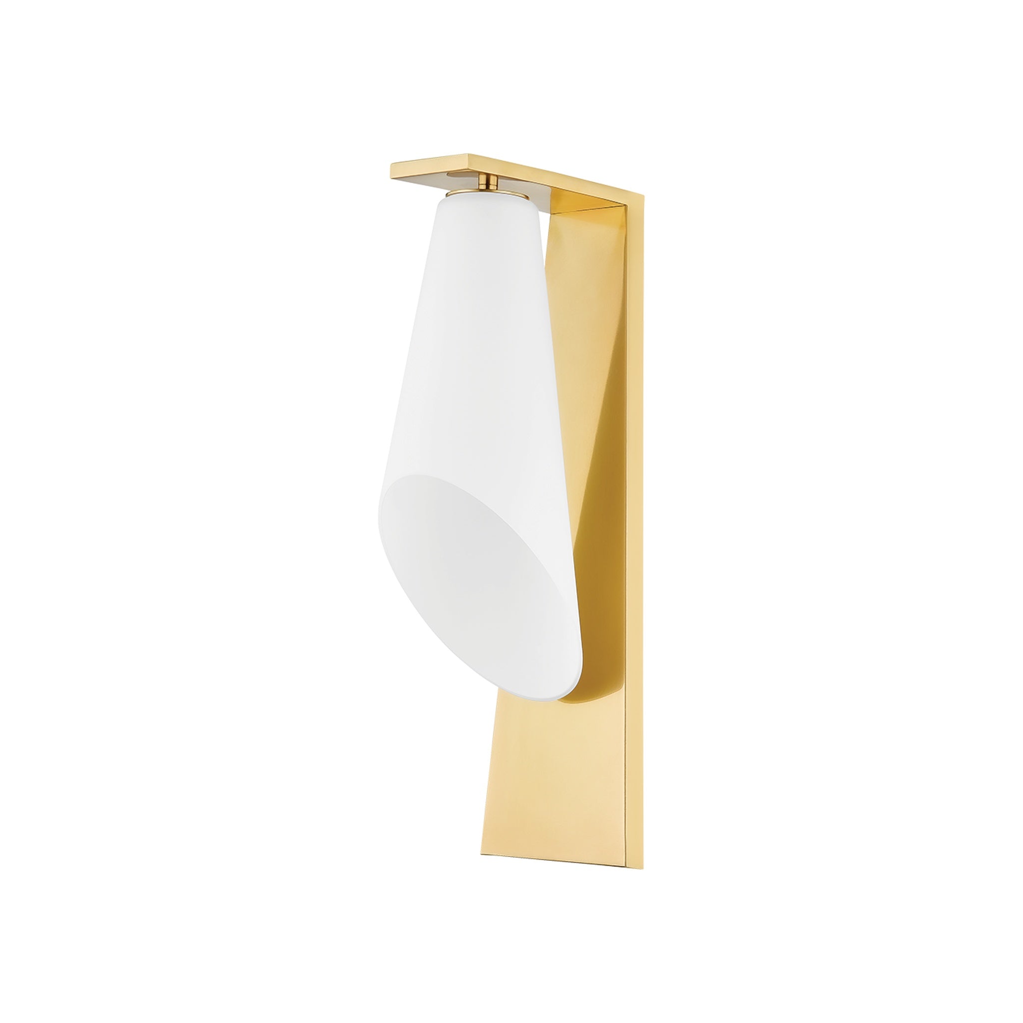 Andros Wall Sconce LIGHTING - Wall Sconce Hudson Valley Lighting Aged Brass