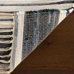 Diora Denim Bohemian Striped Rug RUGS - cotton Dash & Albert