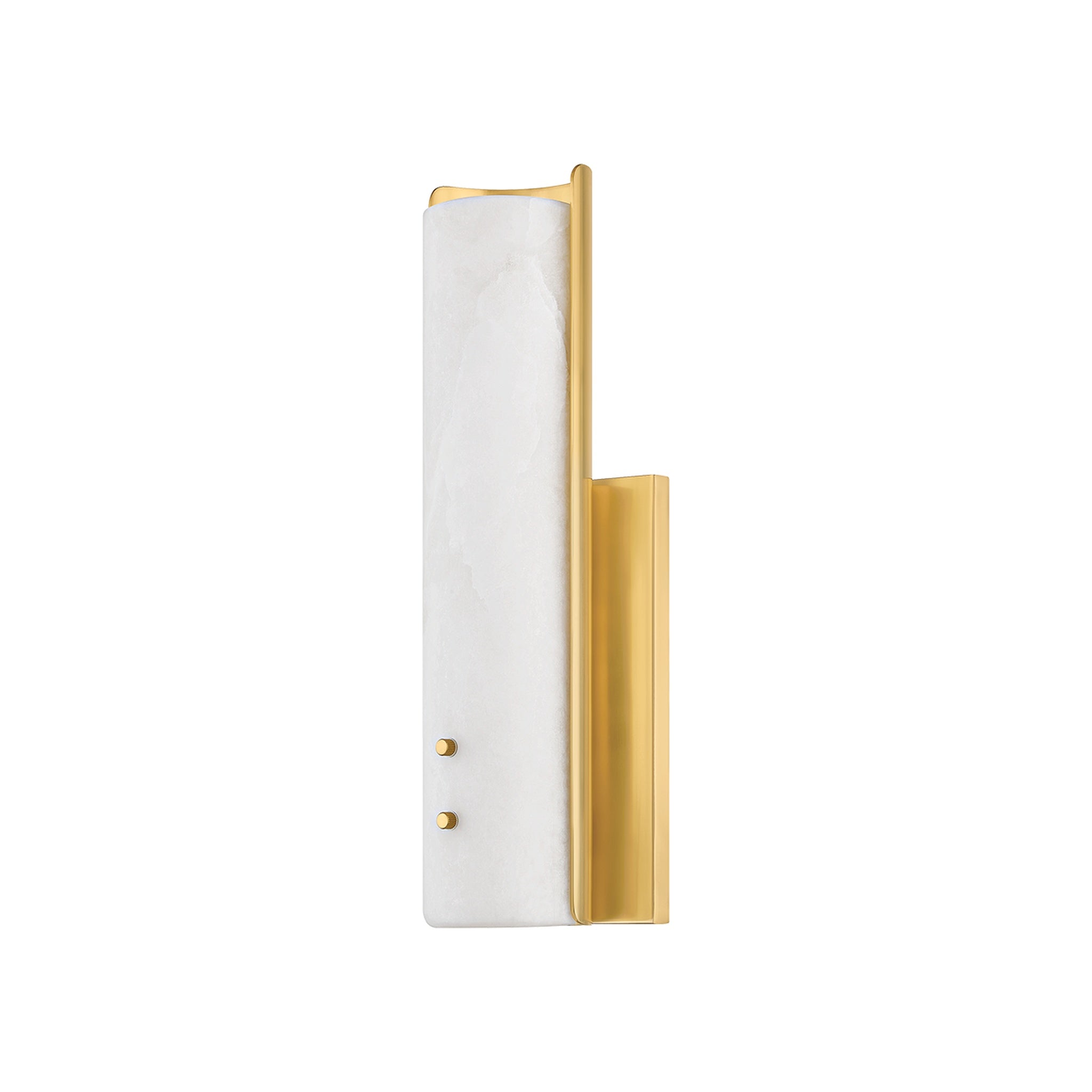 Lucio Wall Sconce LIGHTING - wall sconce Hudson Valley Lighting Aged Brass Small