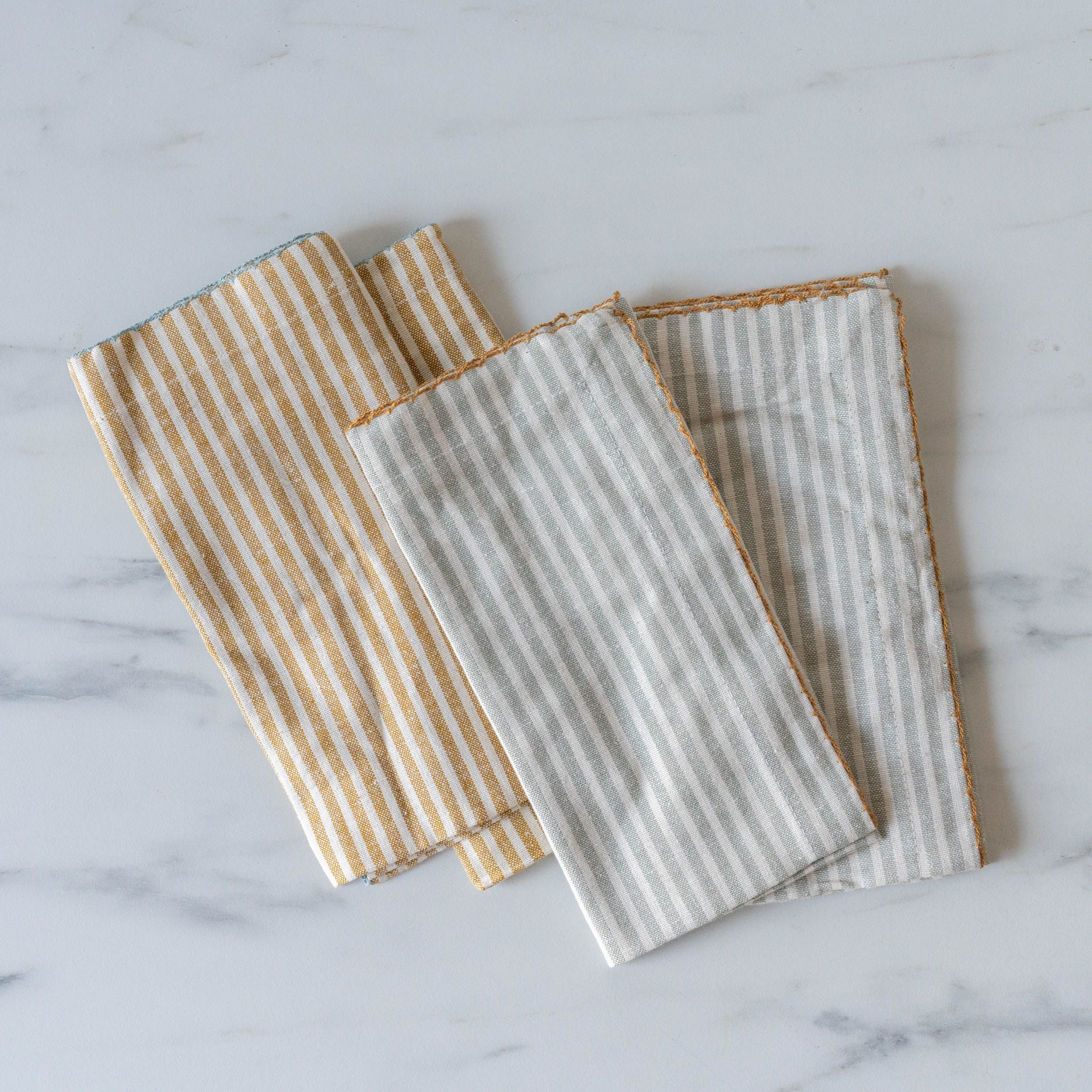 Brown Stripe Napkin Set - Rug & Weave