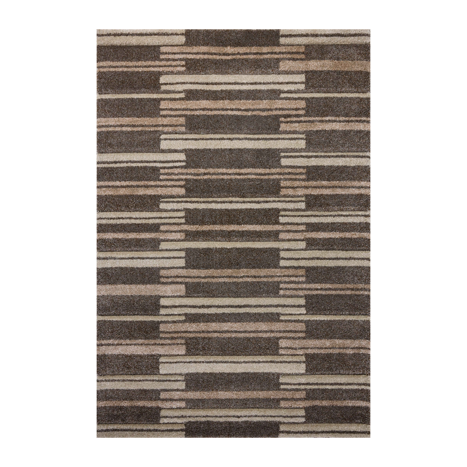 Loloi Silas Mocha / Champagne Rug 0-RUGS-patterned Loloi 18" x 18" sample