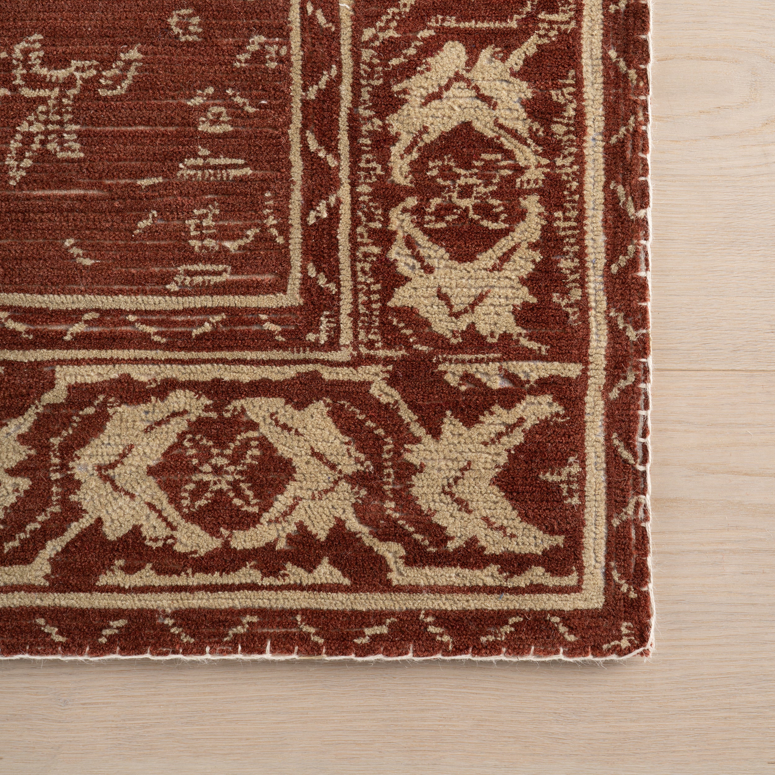 Quenl Vintage Handmade Wool Rug RUGS - wool Dash & Albert