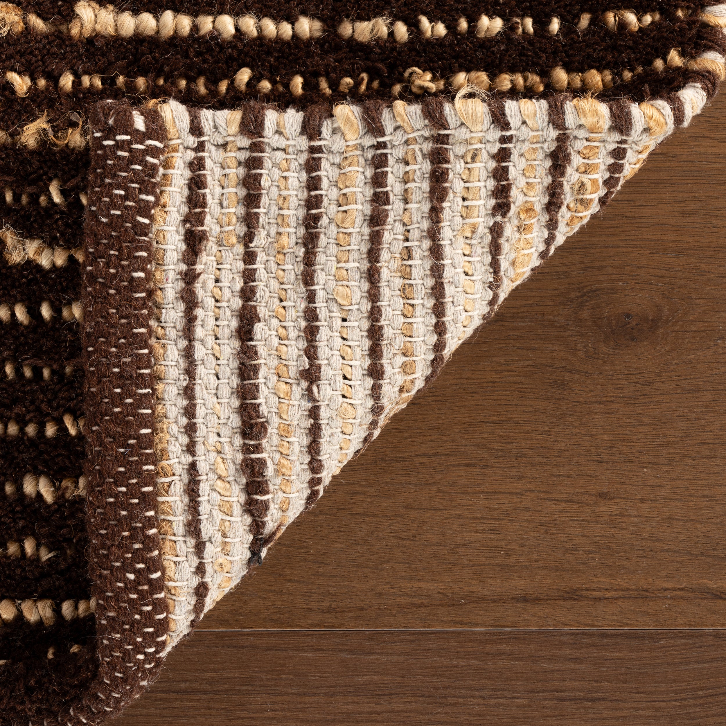 Vicart Modern Striped Bohemian Rug RUGS - wool Dash & Albert