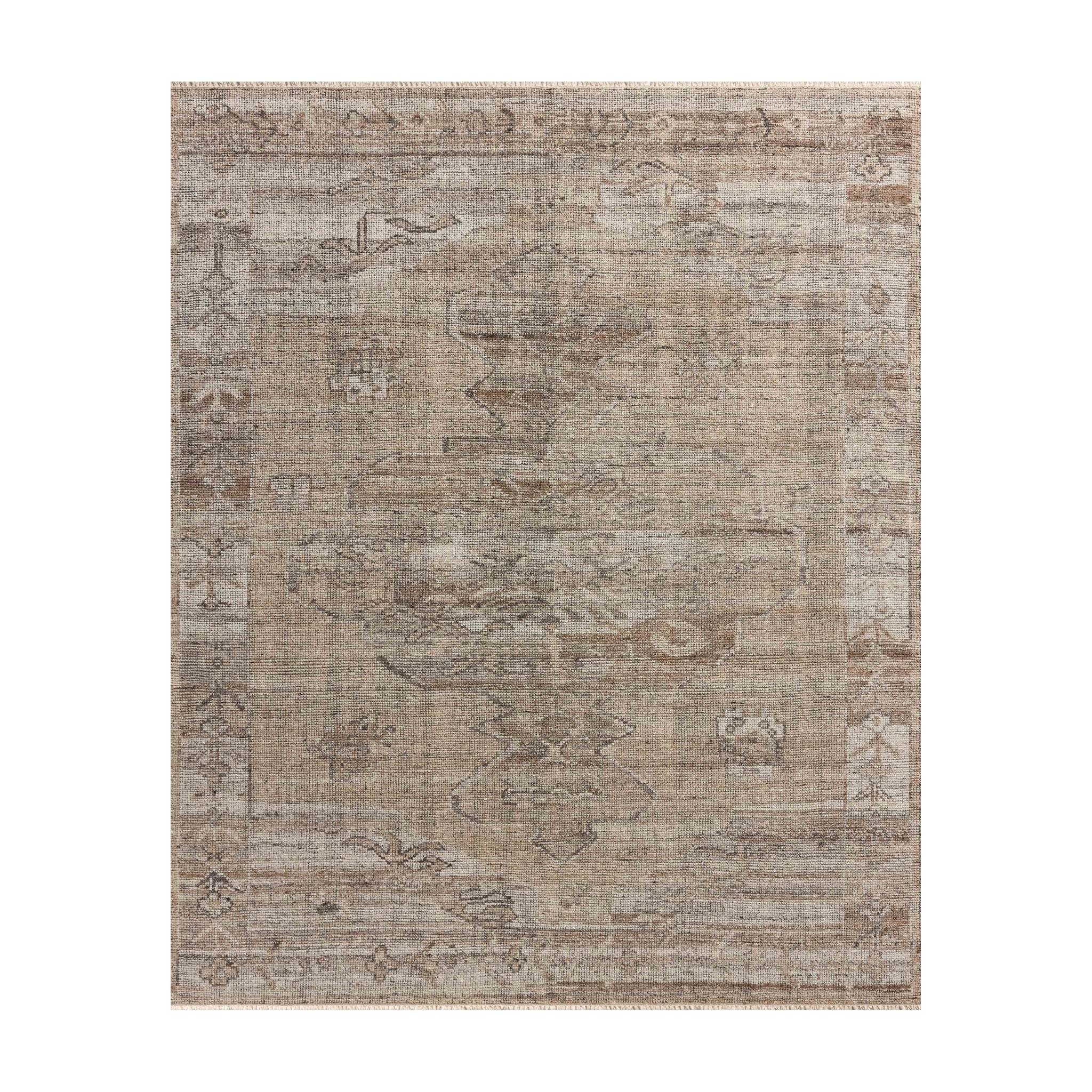 Joanna Gaines x Loloi Abigail Mocha / Smoke Rug RUGS - wool Loloi 18" x 18"