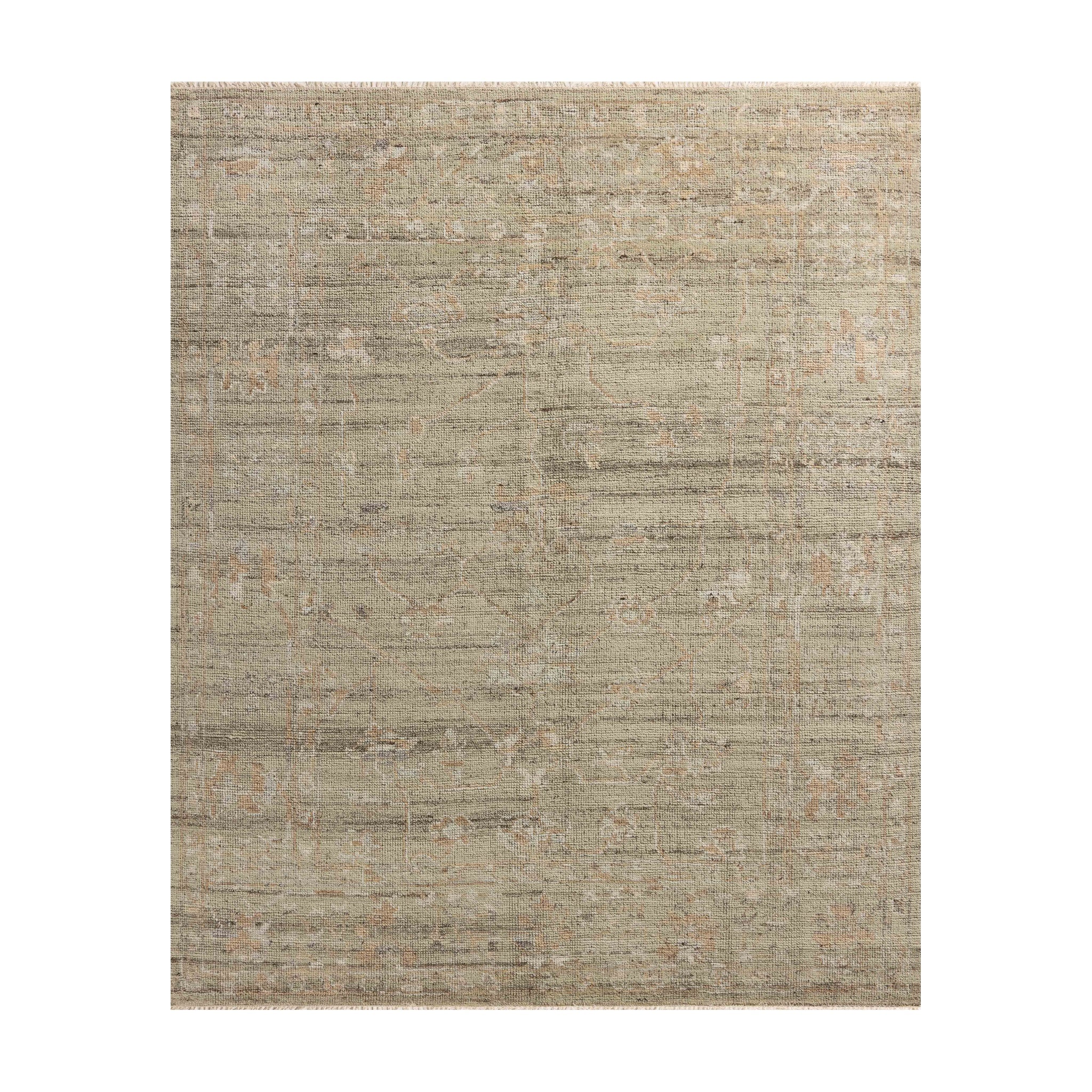 Joanna Gaines x Loloi Abigail Green / Multi Rug RUGS - wool Loloi 18" x 18"
