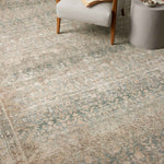 Angela Rose x Loloi Aubrey Jade/ Natural Rug 0-RUGS Loloi