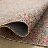 Angela Rose x Loloi Aubrey Blue/ Terracotta Rug 0-RUGS Loloi