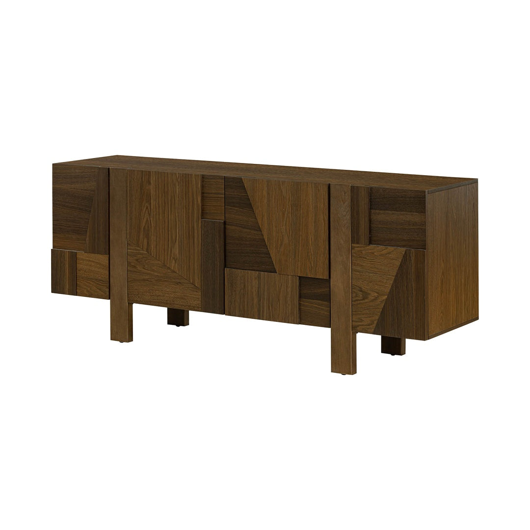 Abstract 4 Door Sideboard FURNITURE - sideboards & cabinets LH IMPORTS