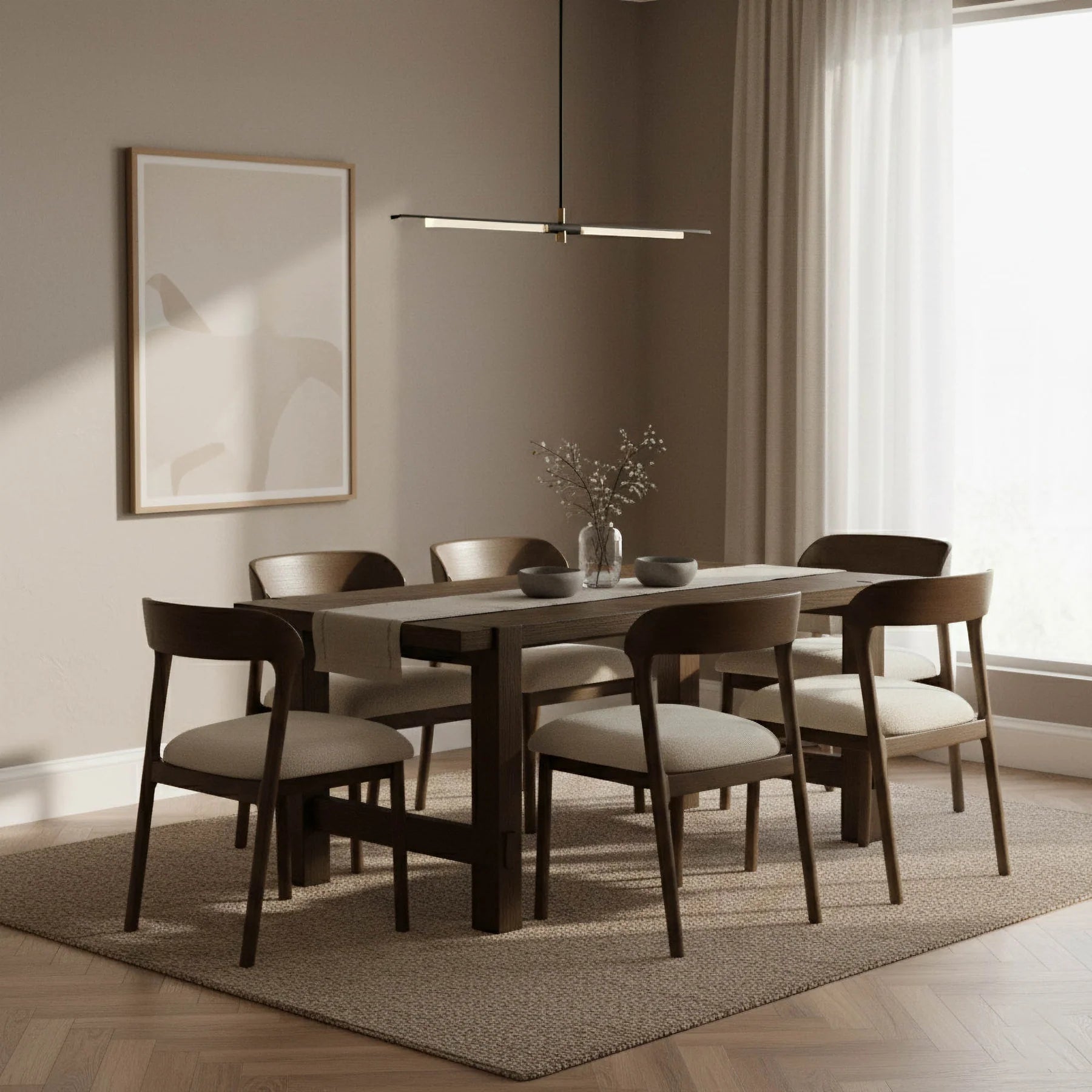 Abstract Dining Table FURNITURE - dining tables LH IMPORTS