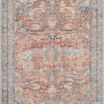 Loloi Adrian Rust / Denim Rug 2-RUGS-patterned Loloi