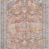 Loloi Adrian Rust / Denim Rug 2-RUGS-patterned Loloi