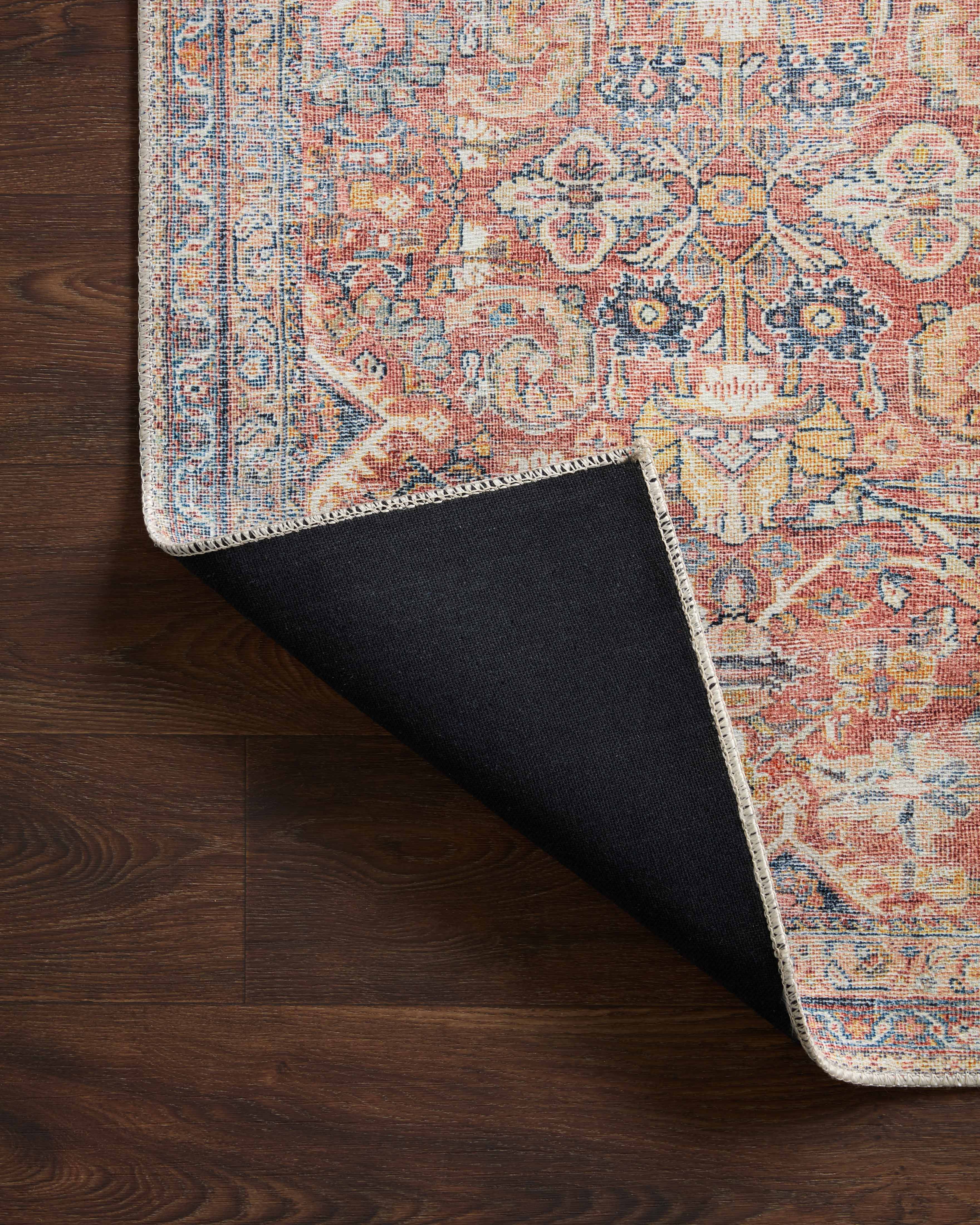 Loloi Adrian Rust / Denim Rug 2-RUGS-patterned Loloi