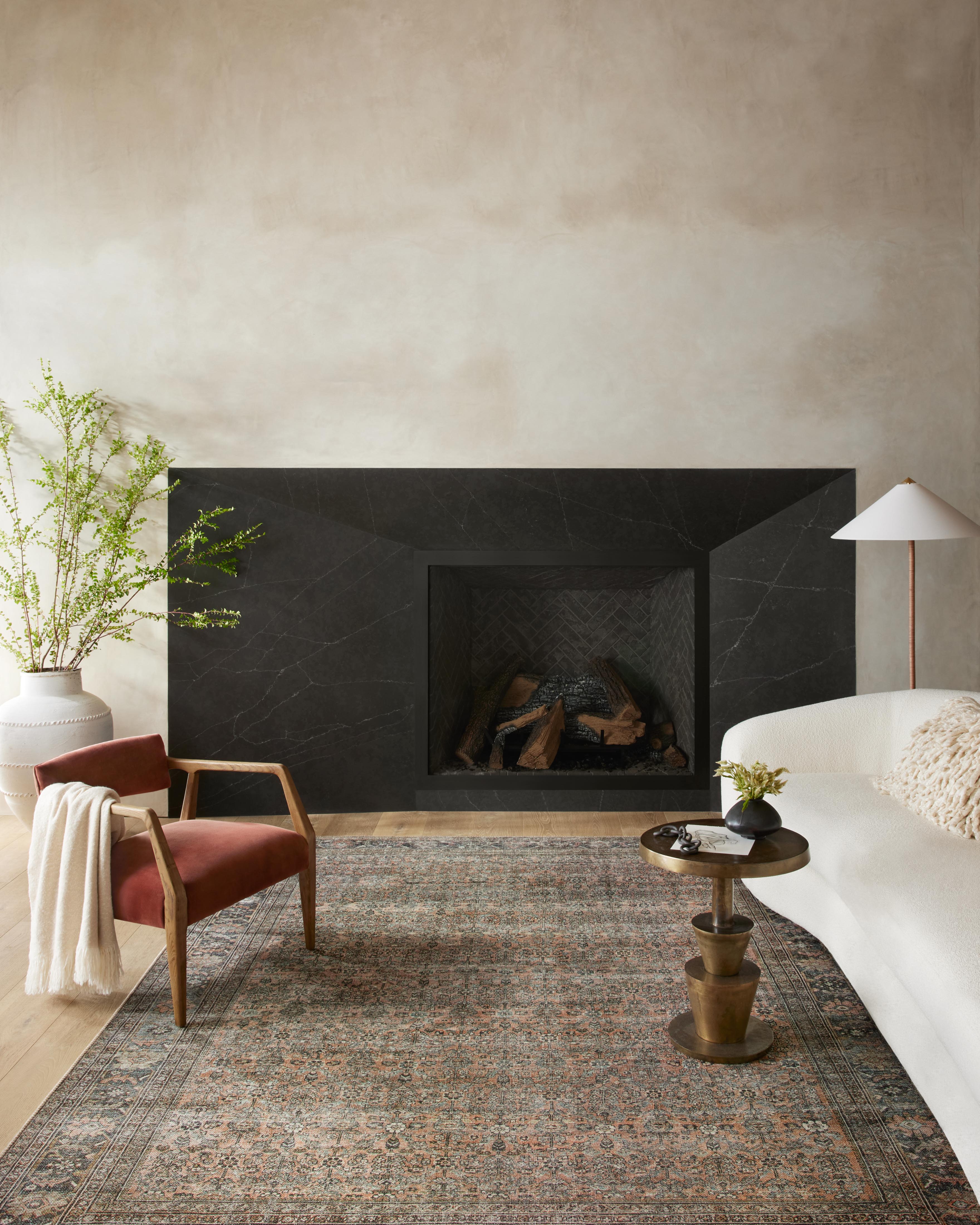 Loloi Adrian Terracotta / Multi Rug 0-RUGS-patterned Loloi