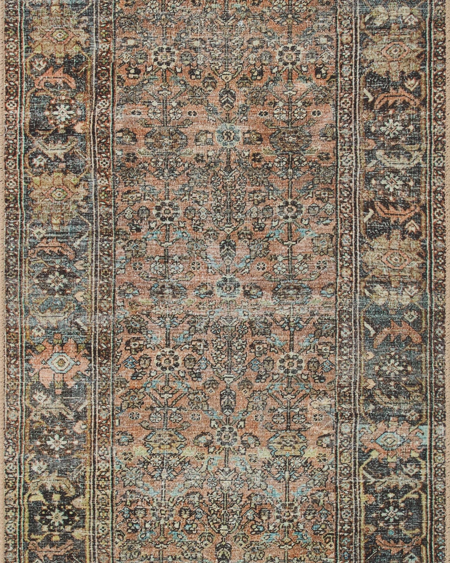 Loloi Adrian Terracotta / Multi Rug 0-RUGS-patterned Loloi