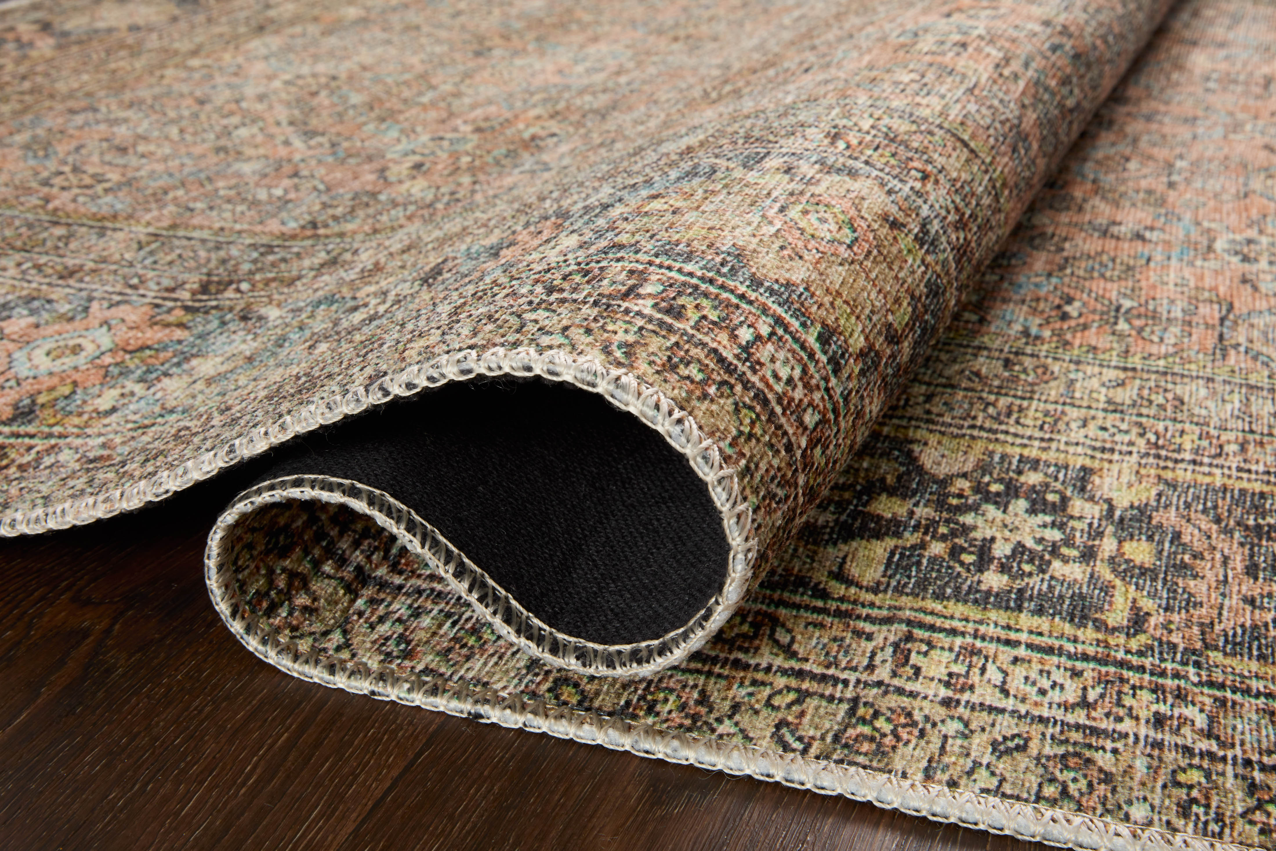 Loloi Adrian Terracotta / Multi Rug 0-RUGS-patterned Loloi