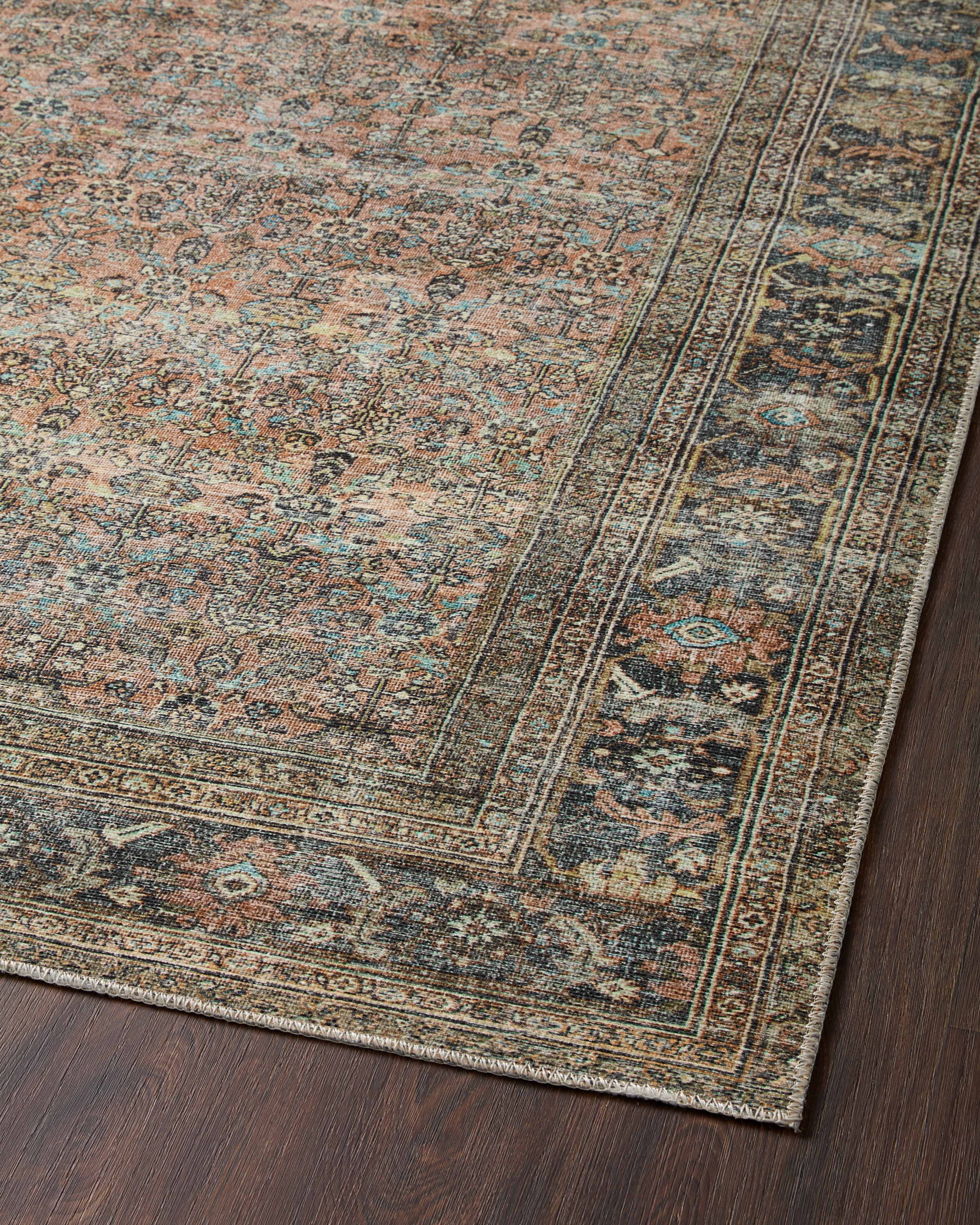 Loloi Adrian Terracotta / Multi Rug 0-RUGS-patterned Loloi