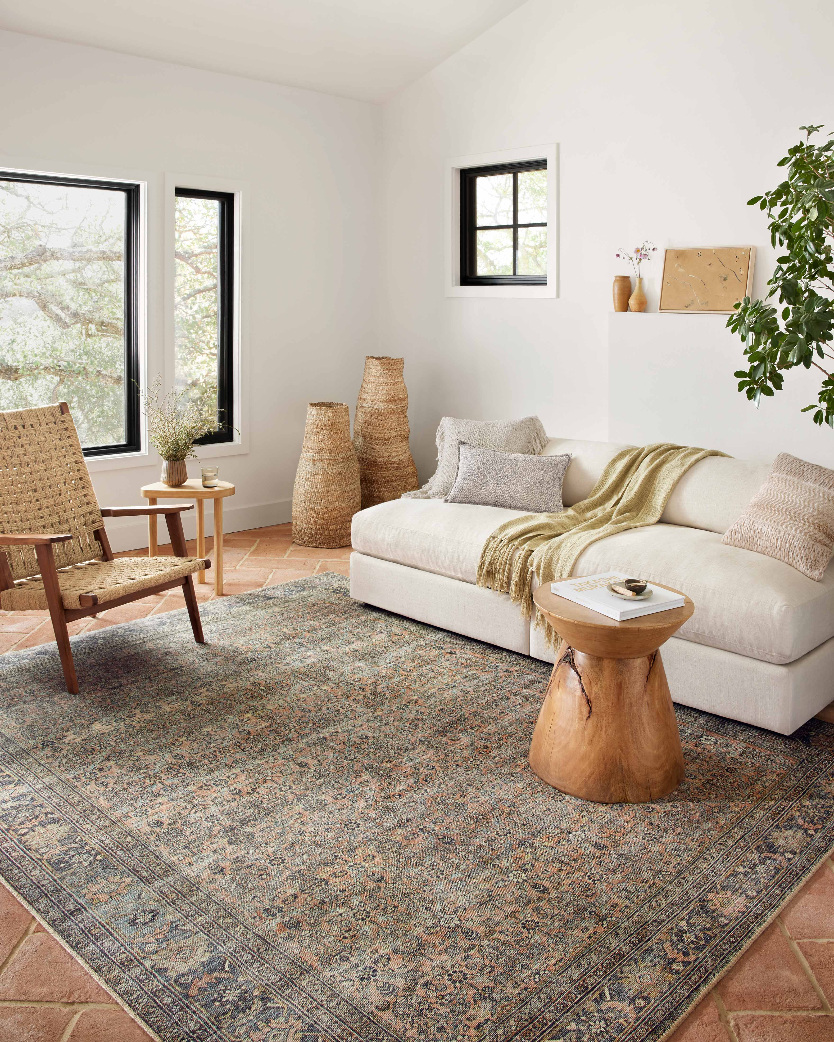 Loloi Adrian Terracotta / Multi Rug 0-RUGS-patterned Loloi