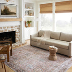 Loloi Adrian Sunset / Charcoal Rug 0-RUGS-patterned Loloi