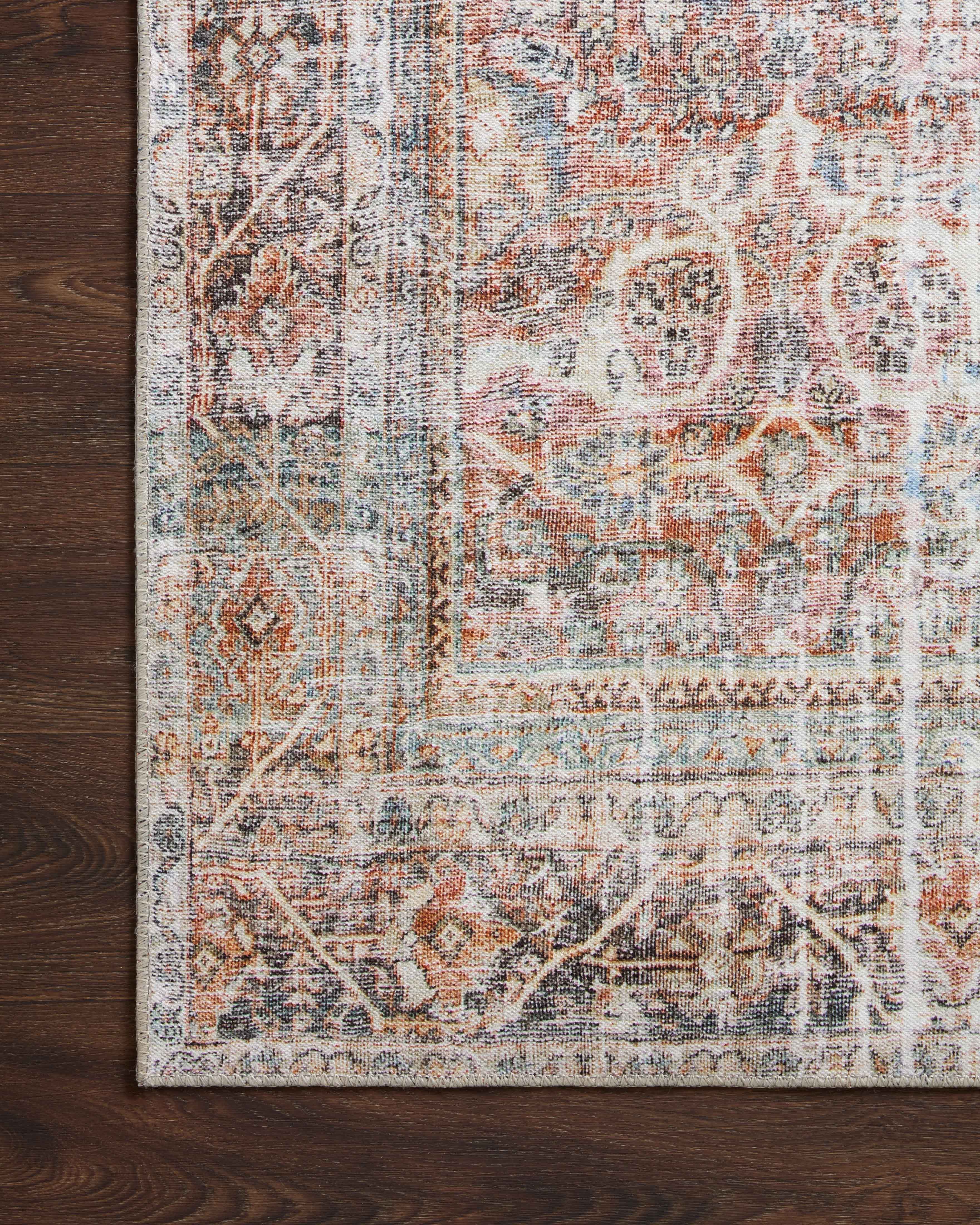 Loloi Adrian Sunset / Charcoal Rug 0-RUGS-patterned Loloi
