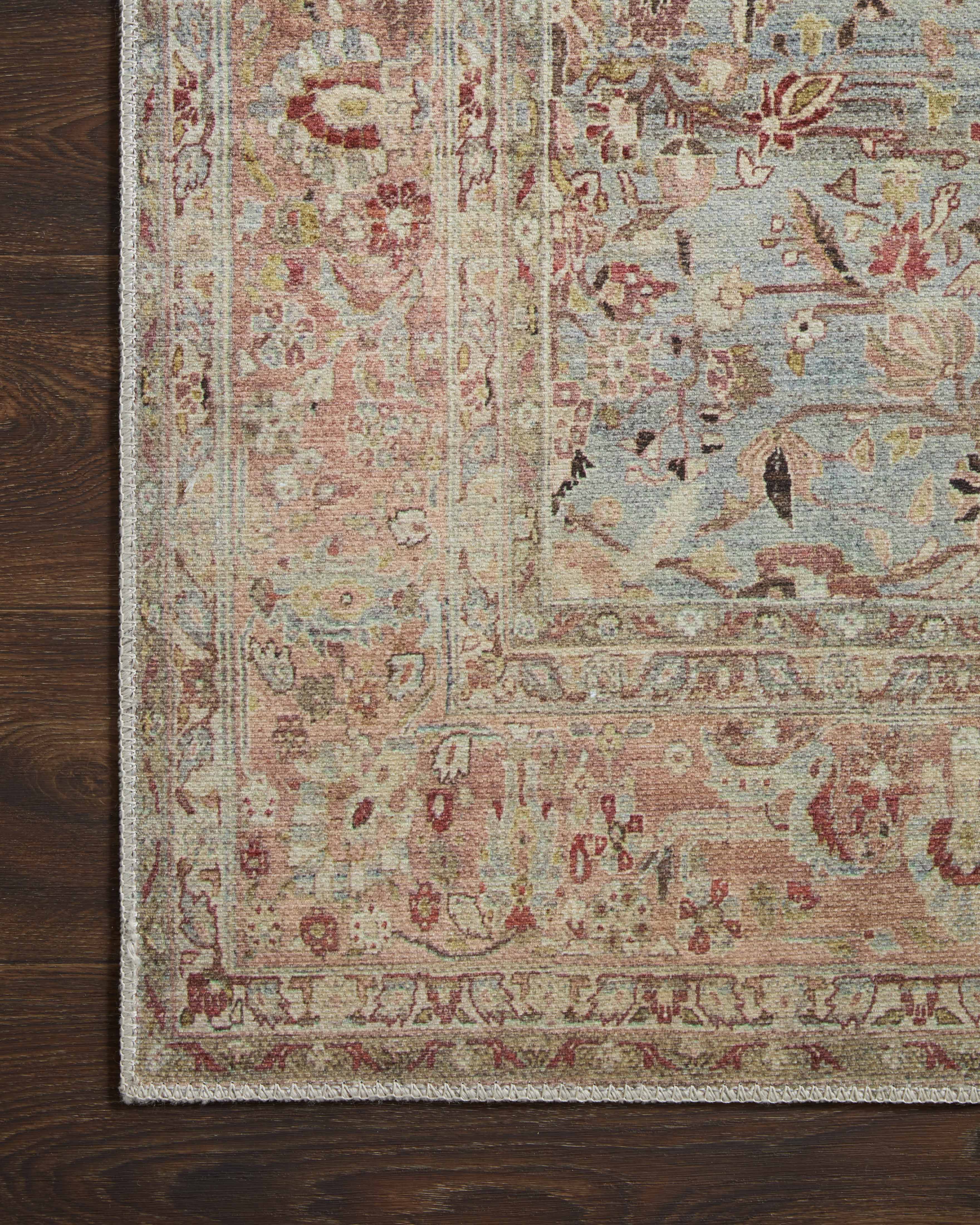 Loloi Adrian Ocean / Clay Rug 0-RUGS-patterned Loloi