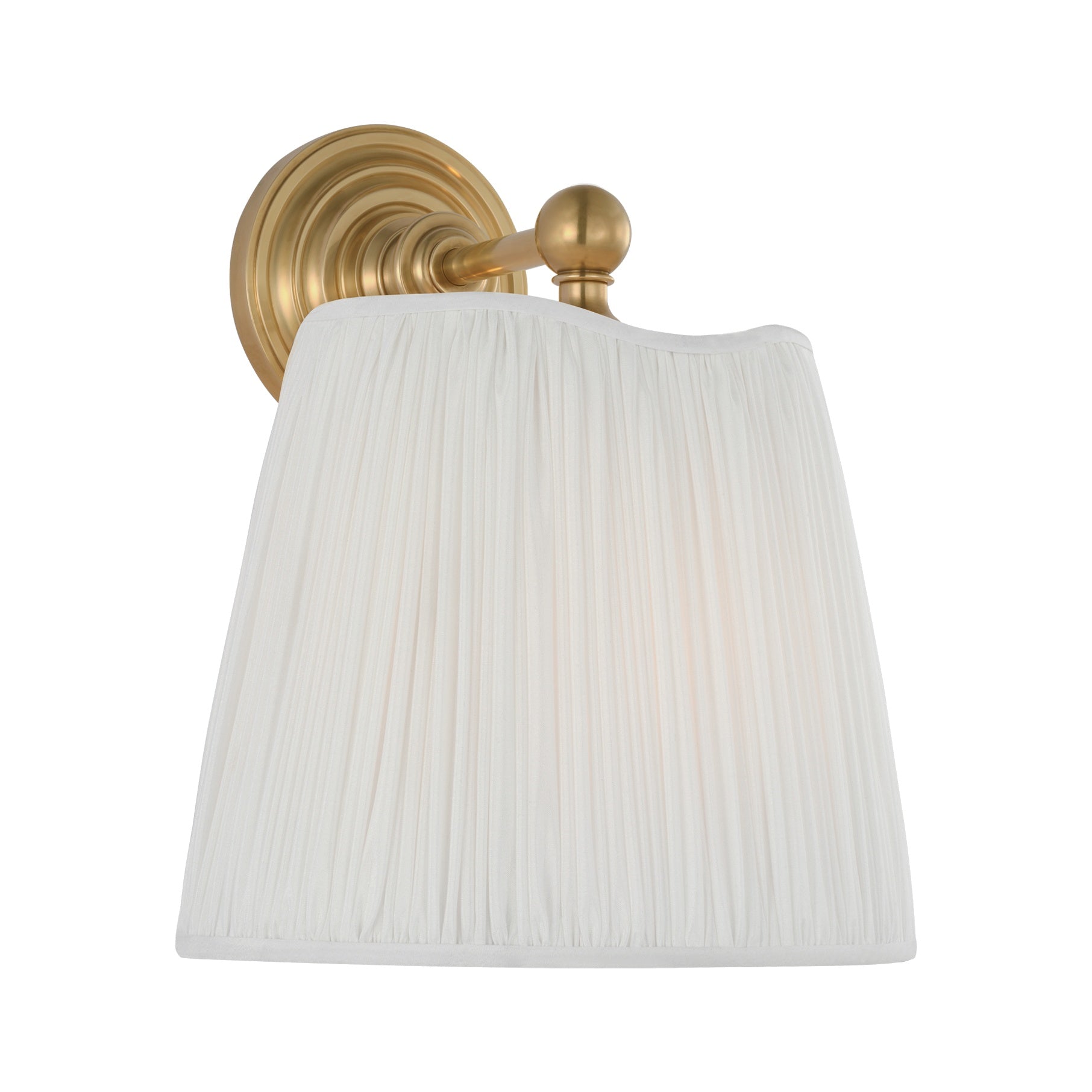 Matos 11" Sconce, Hand-Rubbed Antique Brass