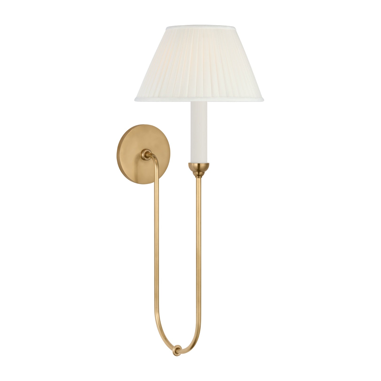 Ingela 24" Single Sconce, Hand-Rubbed Antique Brass