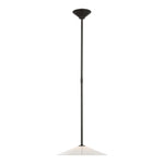 Ponce 13" Pendant LIGHTING - pendant Visual Comfort Modern Iron White Glass