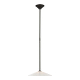 Ponce 13" Pendant LIGHTING - pendant Visual Comfort Modern Iron White Glass