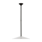 Ponce 18" Pendant LIGHTING - pendant Visual Comfort Modern Iron White Glass