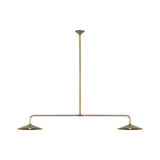 Ponce 62" Linear Pendant LIGHTING - pendant Visual Comfort Hand-Rubbed Antique Brass Hand-Rubbed Antique Brass