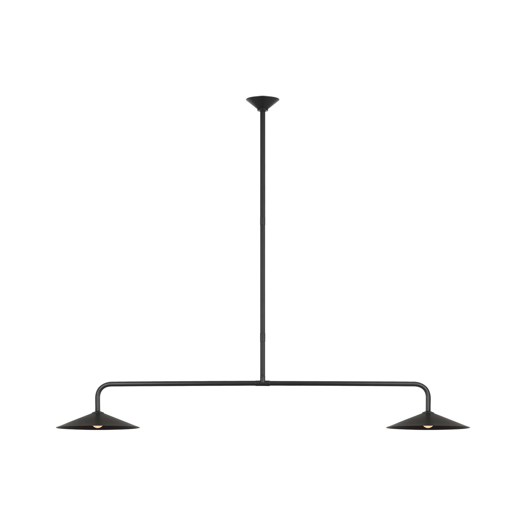 Ponce 62" Linear Pendant LIGHTING - pendant Visual Comfort Modern Iron Modern Iron