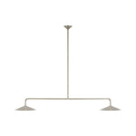 Ponce 62" Linear Pendant LIGHTING - pendant Visual Comfort Polished Nickel Polished Nickel