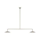 Ponce 62" Linear Pendant LIGHTING - pendant Visual Comfort Polished Nickel Polished Nickel