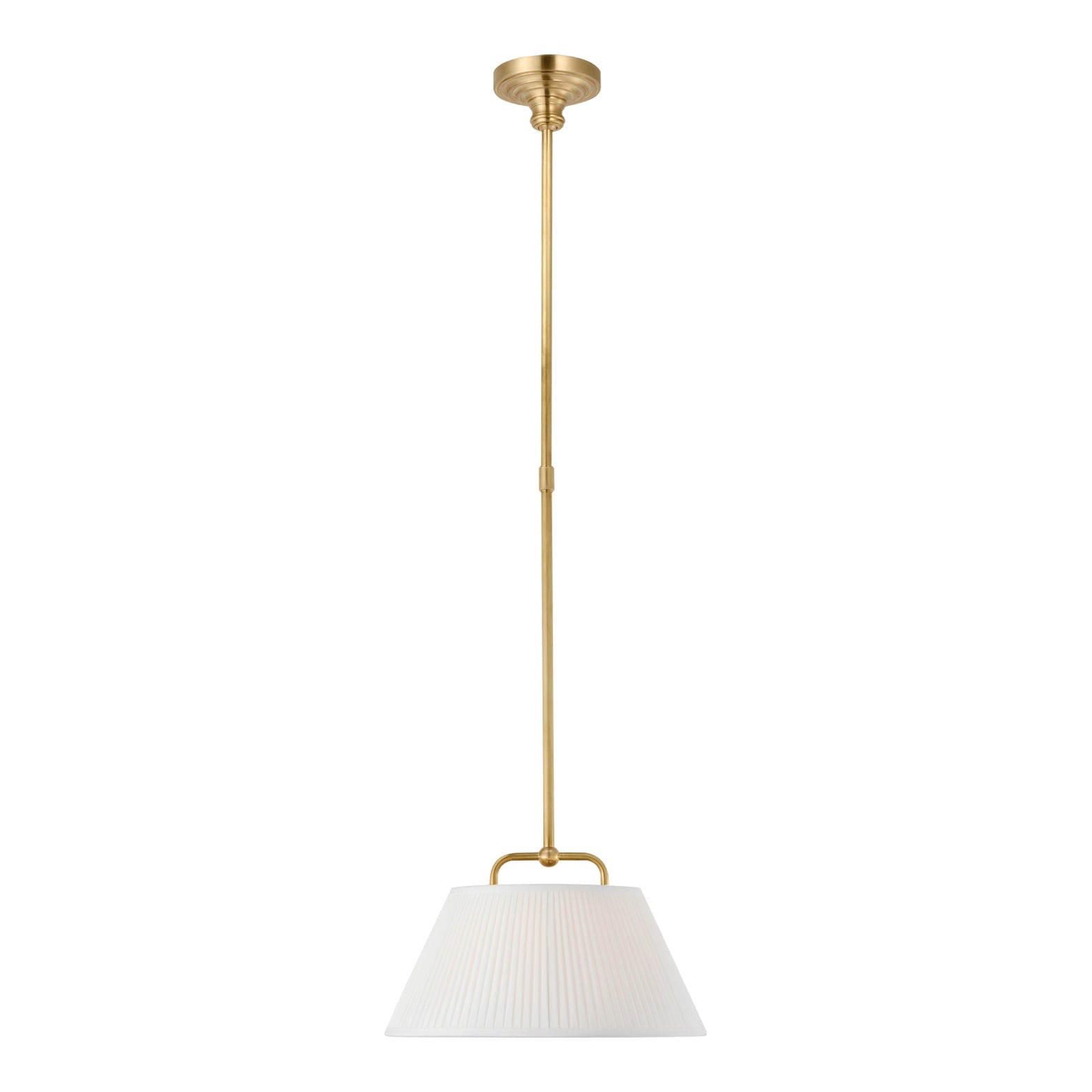 Serrato 20" Hanging Shade LIGHITING - pendant Visual Comfort Hand-Rubbed Antique Brass