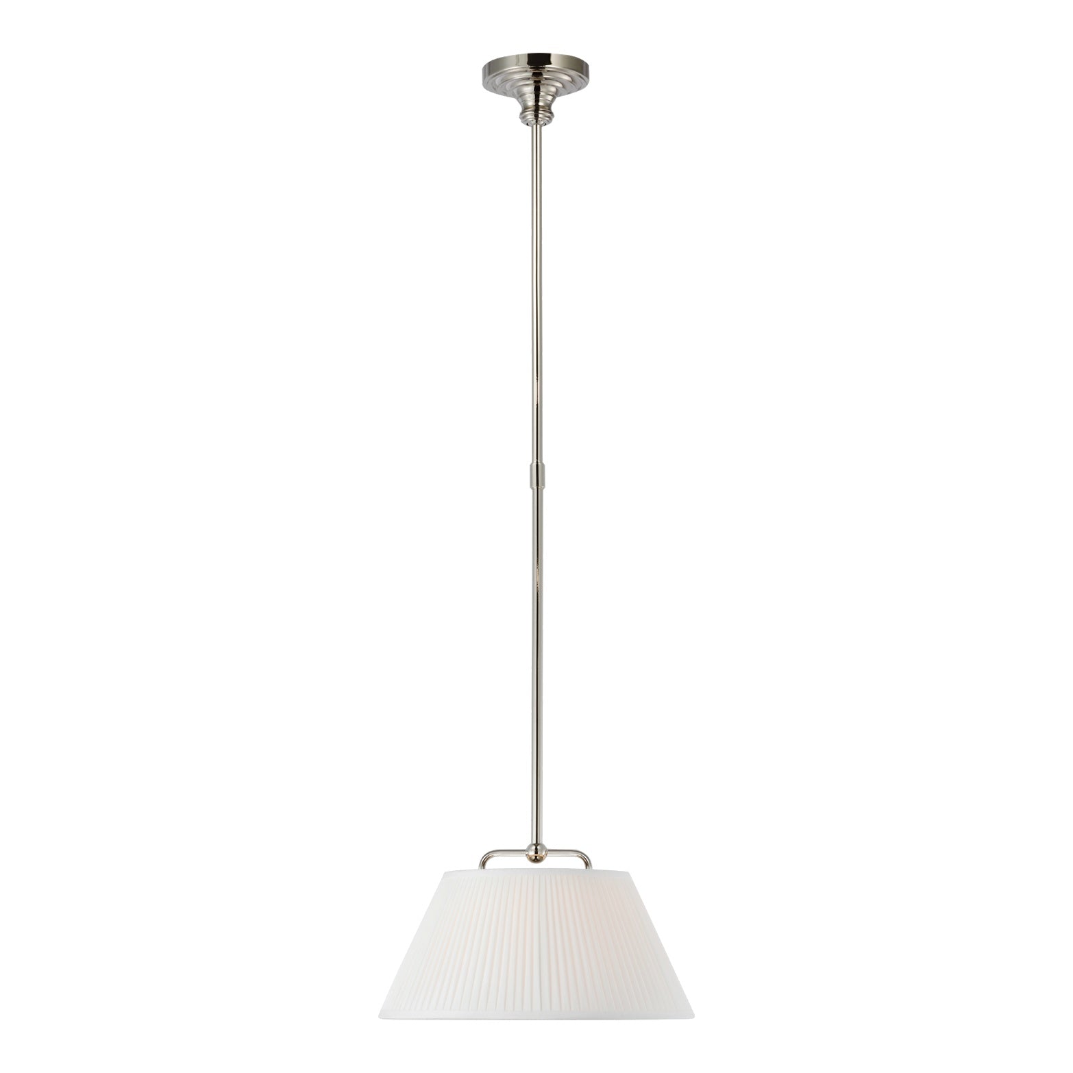 Serrato 20" Hanging Shade LIGHITING - pendant Visual Comfort Polished Nickel