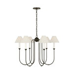Ingela 36" Chandelier LIGHTING - chandelier Visual Comfort - Signature Modern Iron