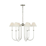 Ingela 36" Chandelier LIGHTING - chandelier Visual Comfort - Signature Polished Nickel