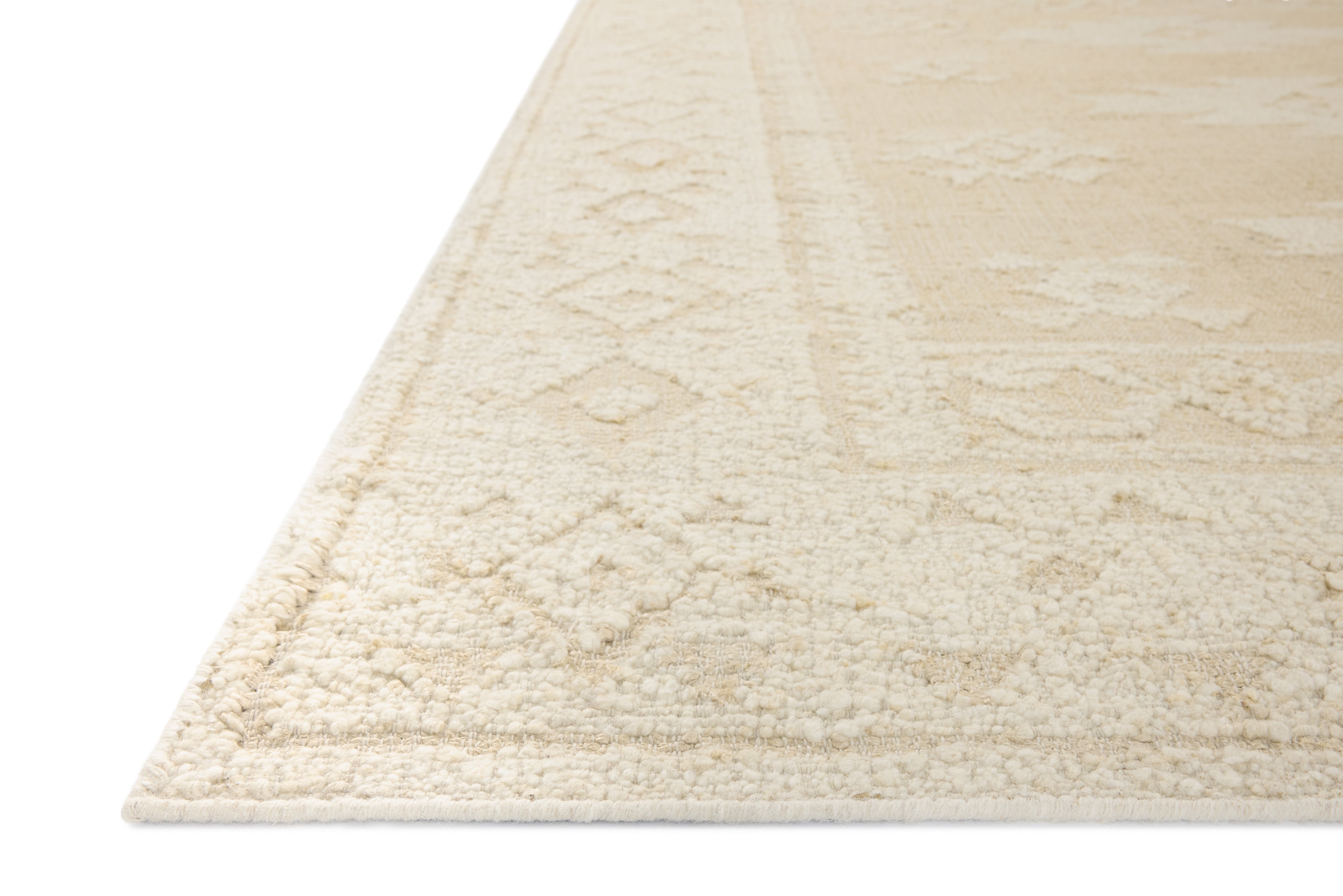 Loloi Alara Ivory / Natural Rug No.3, 18" x 18" Sample – view 2