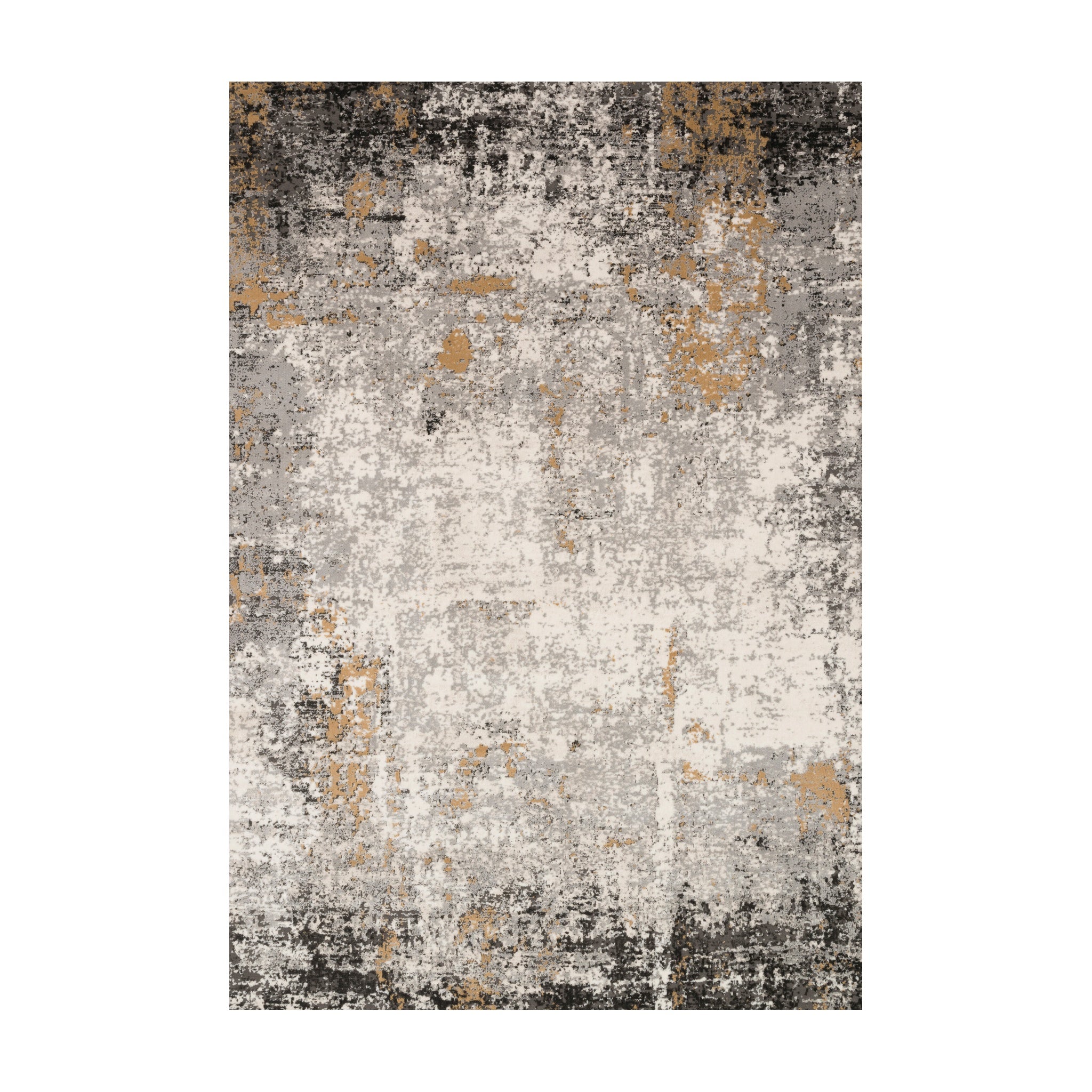 Loloi Alchemy Granite / Gold Rug RUGS - synthetic Loloi 18" x 18"