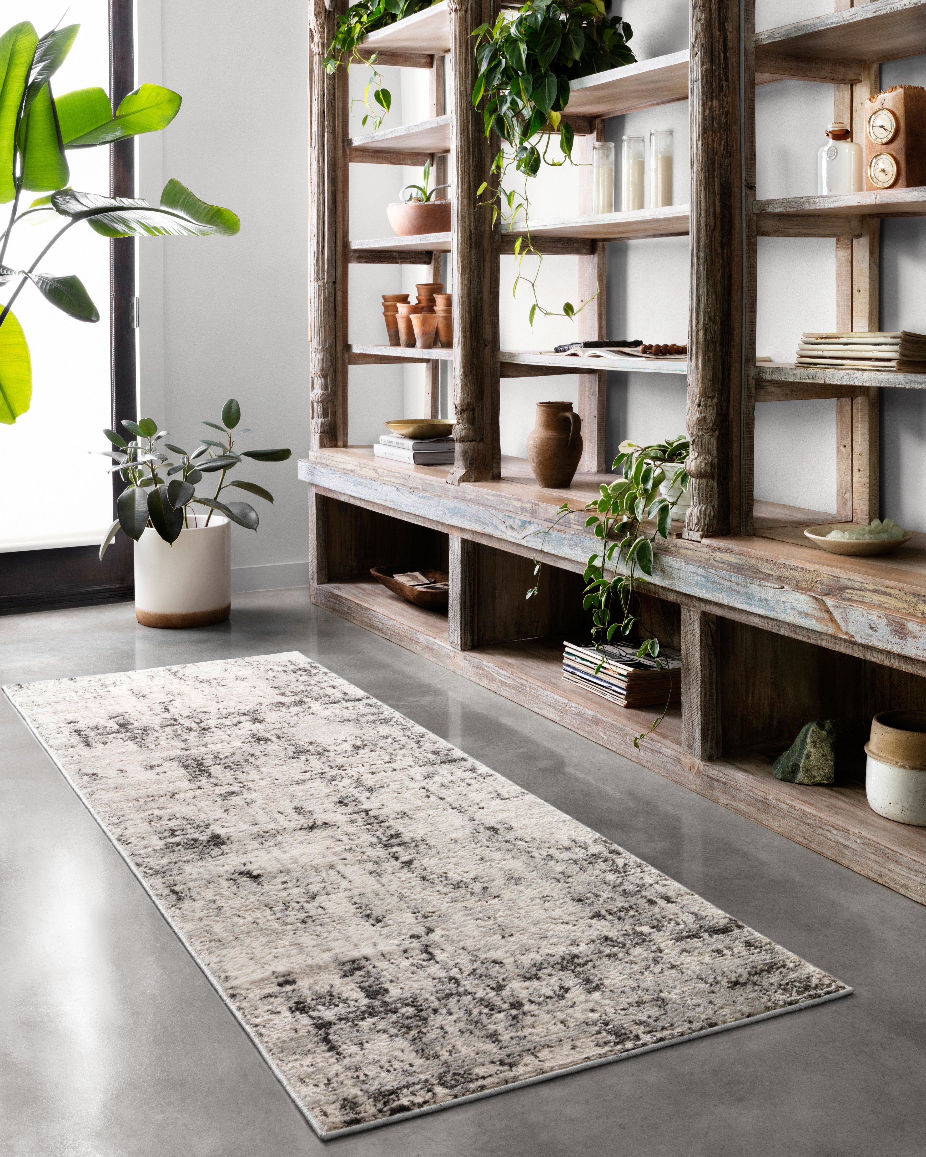 Loloi Alchemy Silver / Graphite Rug RUGS - synthetic Loloi