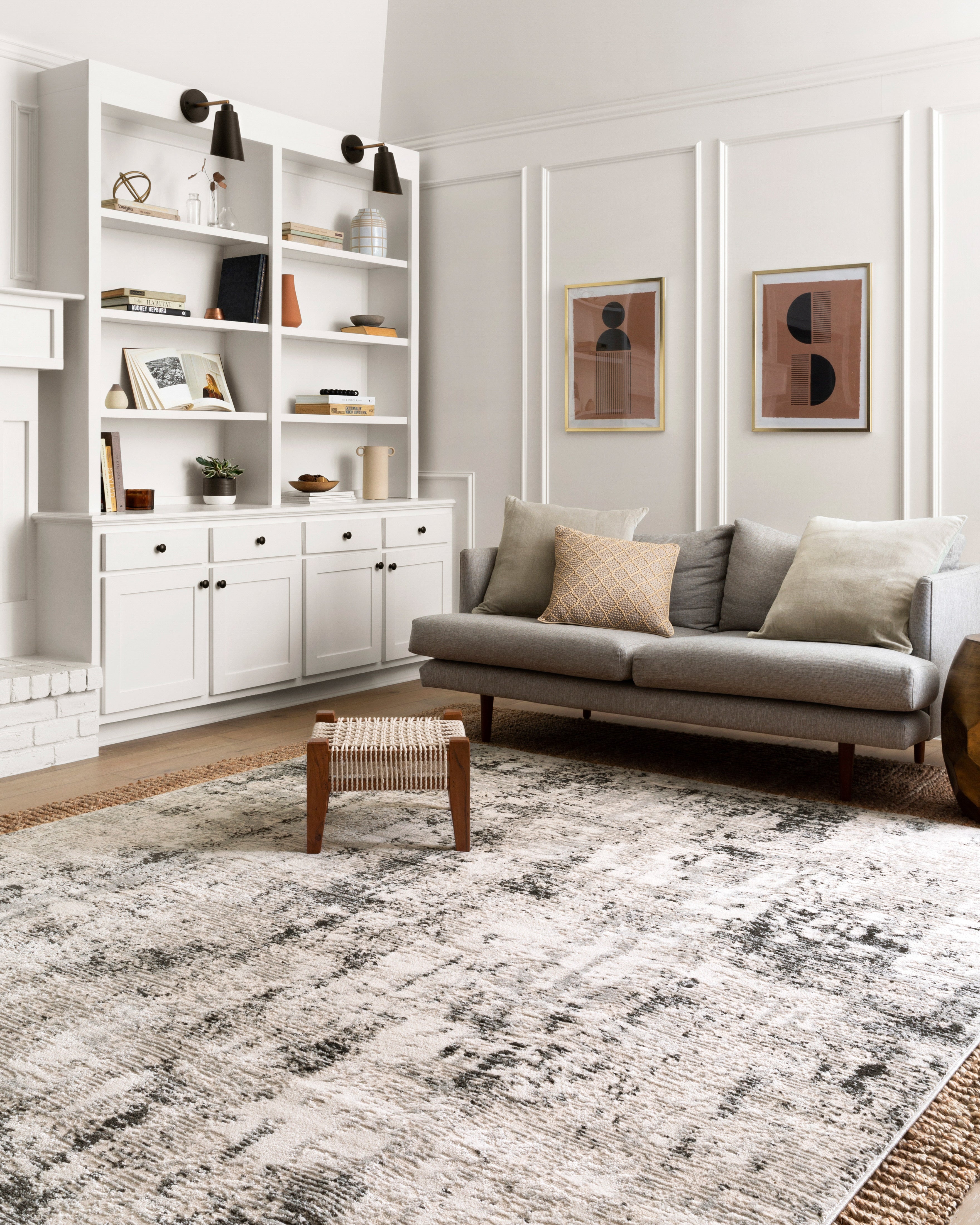 Loloi Alchemy Silver / Graphite Rug RUGS - synthetic Loloi