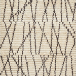 Chris Loves Julia x Loloi Alice Cream / Charcoal Rug No.1 RUGS - synthetic Loloi